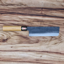 Load image into Gallery viewer, Nakiri vegetable knife - Hand made Kurouchi knife