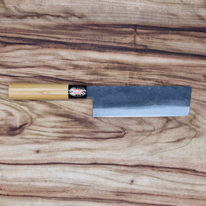 Nakiri vegetable knife - Hand made Kurouchi knife