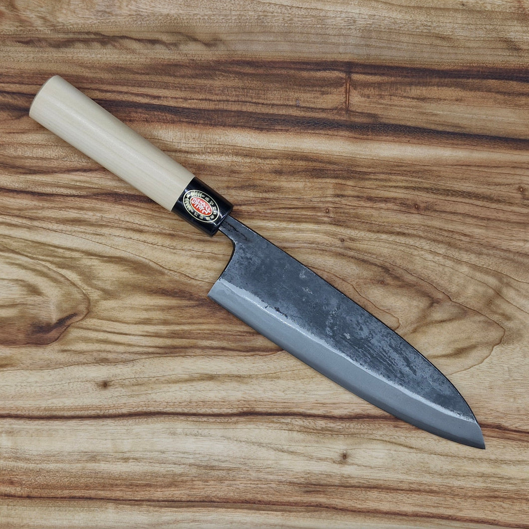 Deba Double bevels 210mm/10mm - Hand made Kurouchi knife