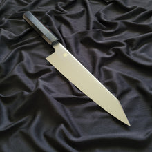 Load image into Gallery viewer, &quot;無垢Muku Solid VG10&quot; Kiritsuke Gyuto - Ebony wood Buffalo horn handle