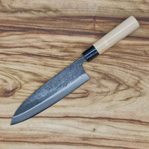 Deba Double bevels 210mm/10mm - Hand made Kurouchi knife