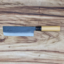 Load image into Gallery viewer, Nakiri vegetable knife - Hand made Kurouchi knife