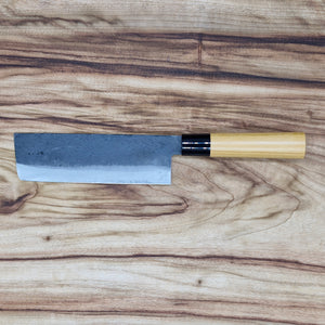 Nakiri vegetable knife - Hand made Kurouchi knife