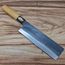 Load image into Gallery viewer, 3 Japanese Hand made Kurouchi knife Set - Santoku/Funayuki, Nakiri, Utility