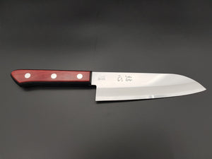 YUUSHIN Santoku 165mm Blue Super steel (Stainless Clad)