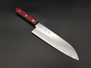 YUUSHIN Santoku 165mm Blue Super steel (Stainless Clad)