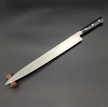 Load image into Gallery viewer, YUUSHIN PRO Yanagiba Sashimi knife 300mm (Right hand) - Virgin Gold stainless steel